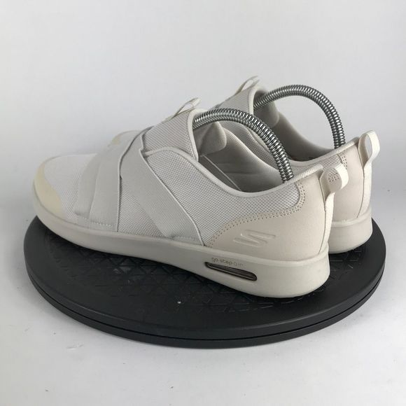 Skechers Go Step Air Athletic Running Shoes Slip On White 136282 Womens Size 9.5 - Picture 7 of 12